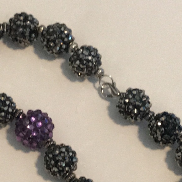 23” Rhinestone bead necklace - Picture 7 of 9